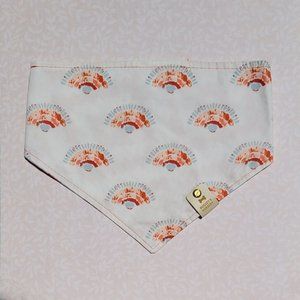 Pristine Reversible Snap On Rainbow Bandana - M